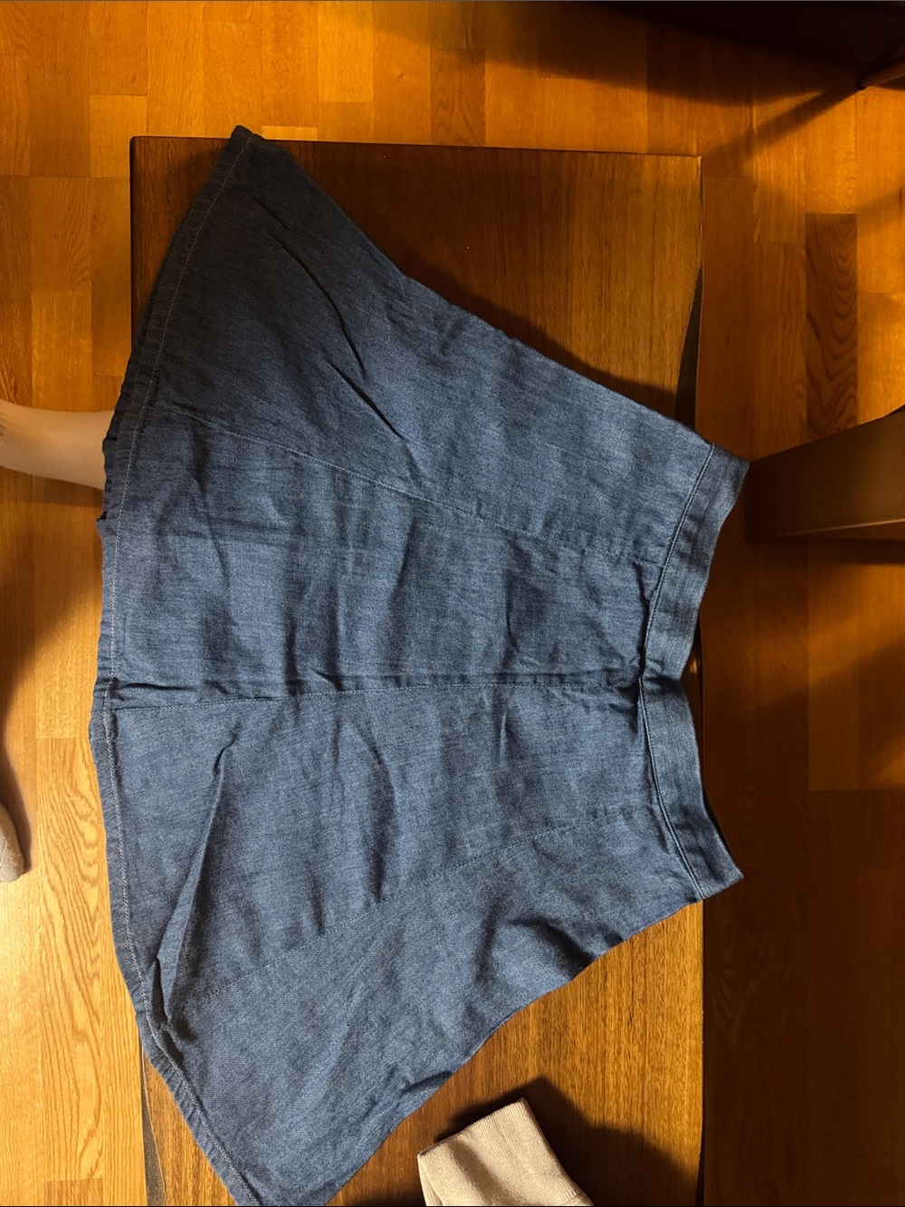 rag & bone Indigo Denim Skirt